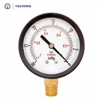 50 mm zwarte behuizing met chromen ringvacuümmeter