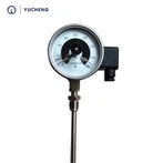 Bimetaalthermometer met elektrisch contact