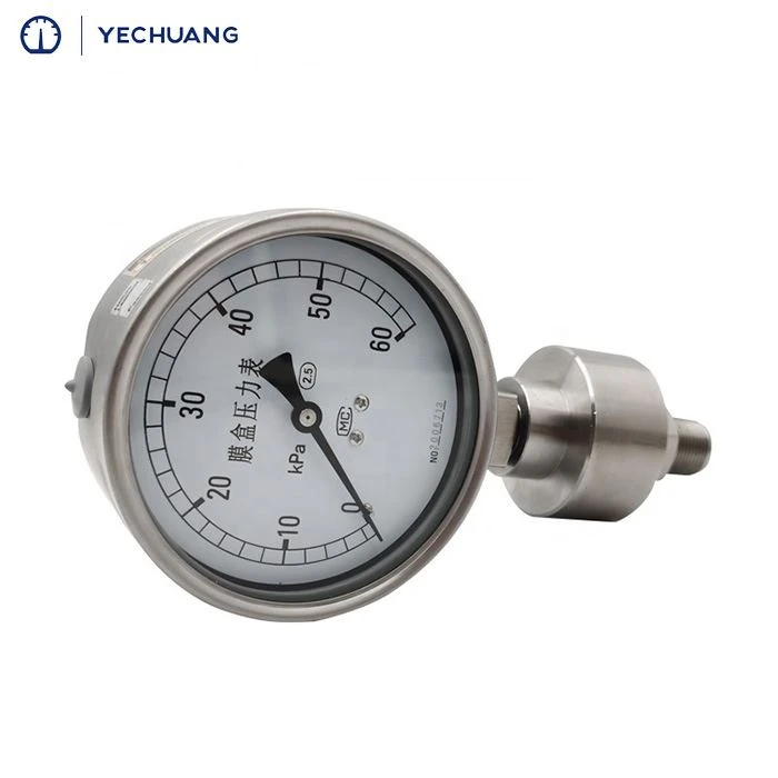 Diaphragm-Pressure-Gauge-with-Bottom-Type-Connection 2